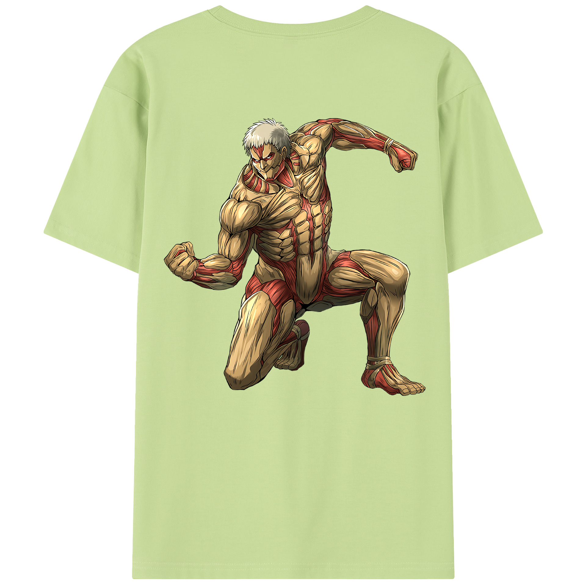 （画像用） 進撃の巨人 Attack on Titan 綿100％半袖Tシャツ（背面プリント）